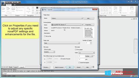 Снимка на екрана DWG TrueView за Windows 8.1