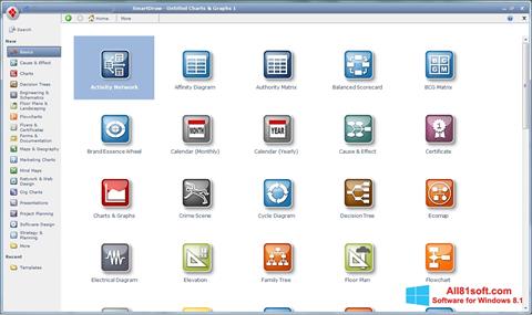 Снимка на екрана SmartDraw за Windows 8.1