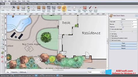 Снимка на екрана Realtime Landscaping Architect за Windows 8.1
