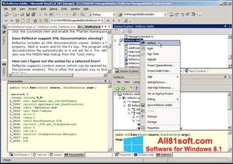 Снимка на екрана Reflector за Windows 8.1