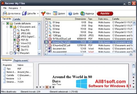 Снимка на екрана Recover My Files за Windows 8.1