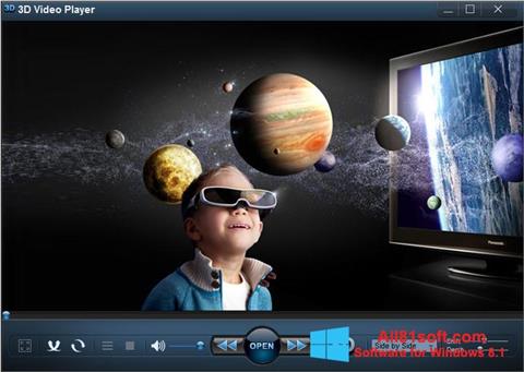 Снимка на екрана 3D Video Player за Windows 8.1