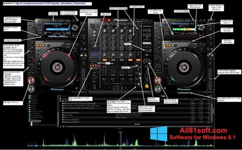 Снимка на екрана Virtual DJ за Windows 8.1