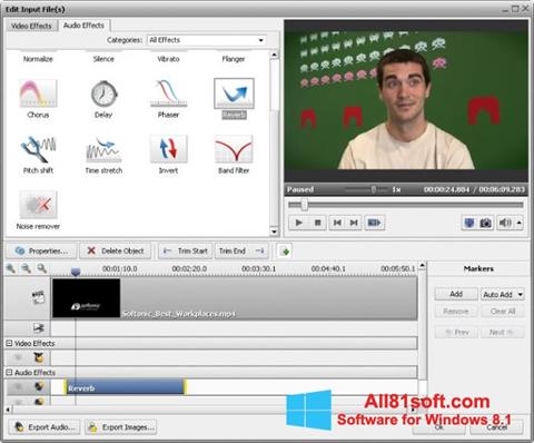 Снимка на екрана AVS Video Converter за Windows 8.1