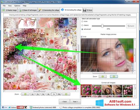 Снимка на екрана Photo Collage Maker за Windows 8.1