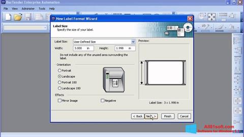 Снимка на екрана BarTender за Windows 8.1