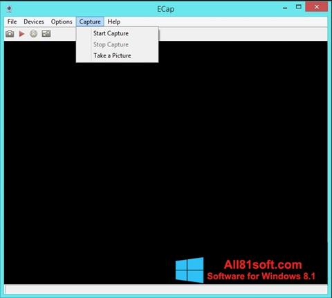 Снимка на екрана ECap за Windows 8.1