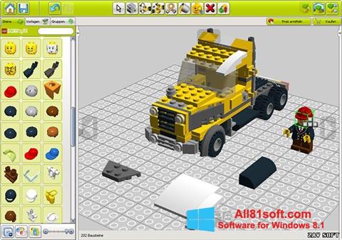 Снимка на екрана LEGO Digital Designer за Windows 8.1