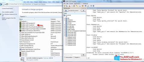 Снимка на екрана Scilab за Windows 8.1