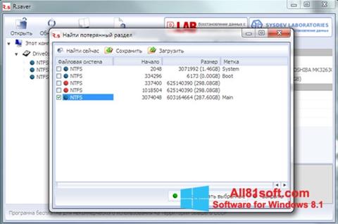Снимка на екрана R.saver за Windows 8.1