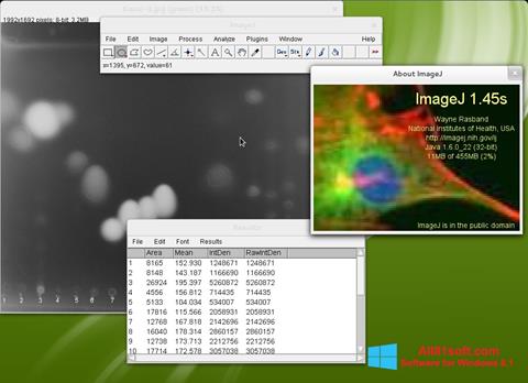 Снимка на екрана ImageJ за Windows 8.1