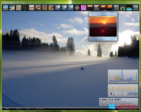 Снимка на екрана FastPictureViewer за Windows 8.1