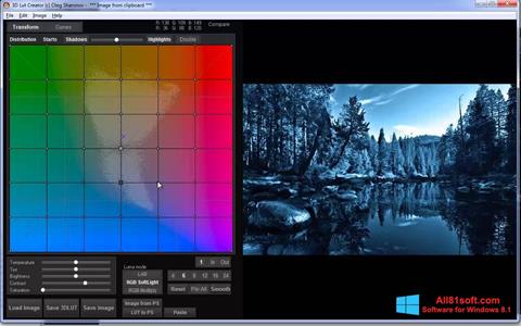 Снимка на екрана 3D LUT Creator за Windows 8.1