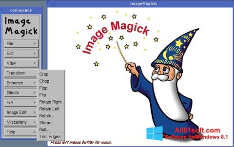 Снимка на екрана ImageMagick за Windows 8.1