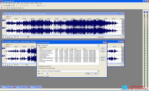 Снимка на екрана Sound Forge за Windows 8.1